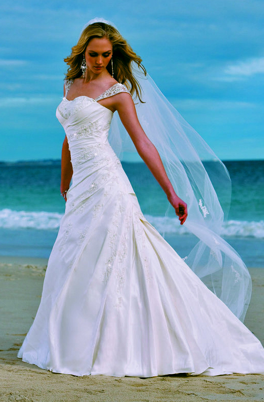 Orifashion HandmadeHandmade Beach Bridal Gown / Wedding Dress BE - Click Image to Close